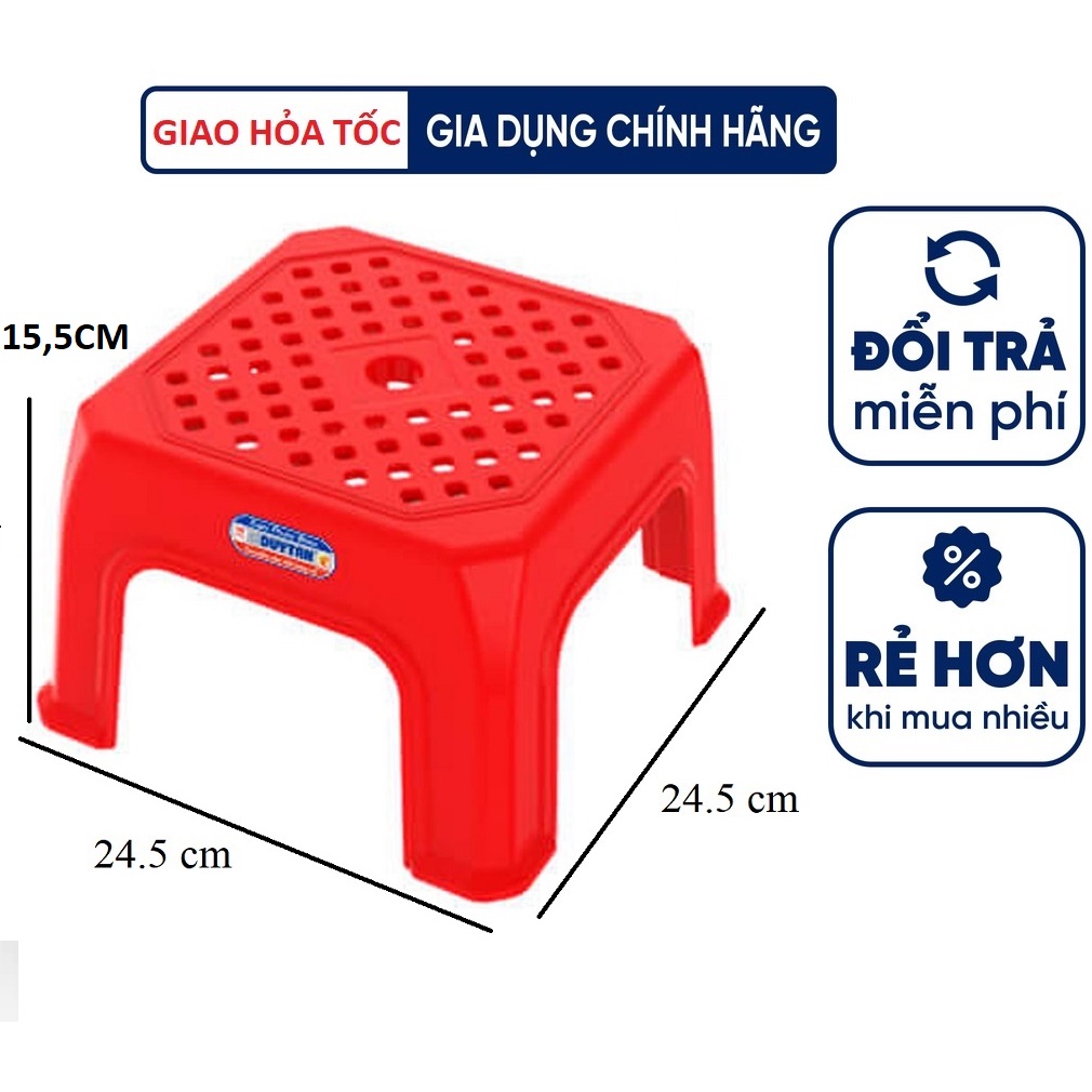 Ghế Nhựa Mini Mặt Lưới Duy Tân