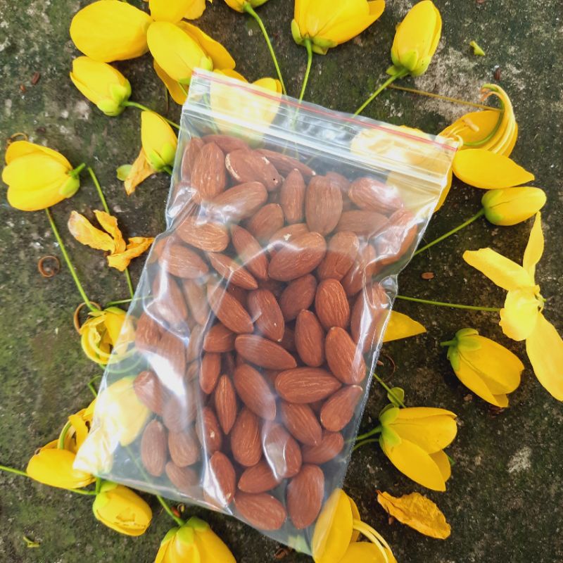 100gr hạnh nhân rang chín thơm 85 hạt