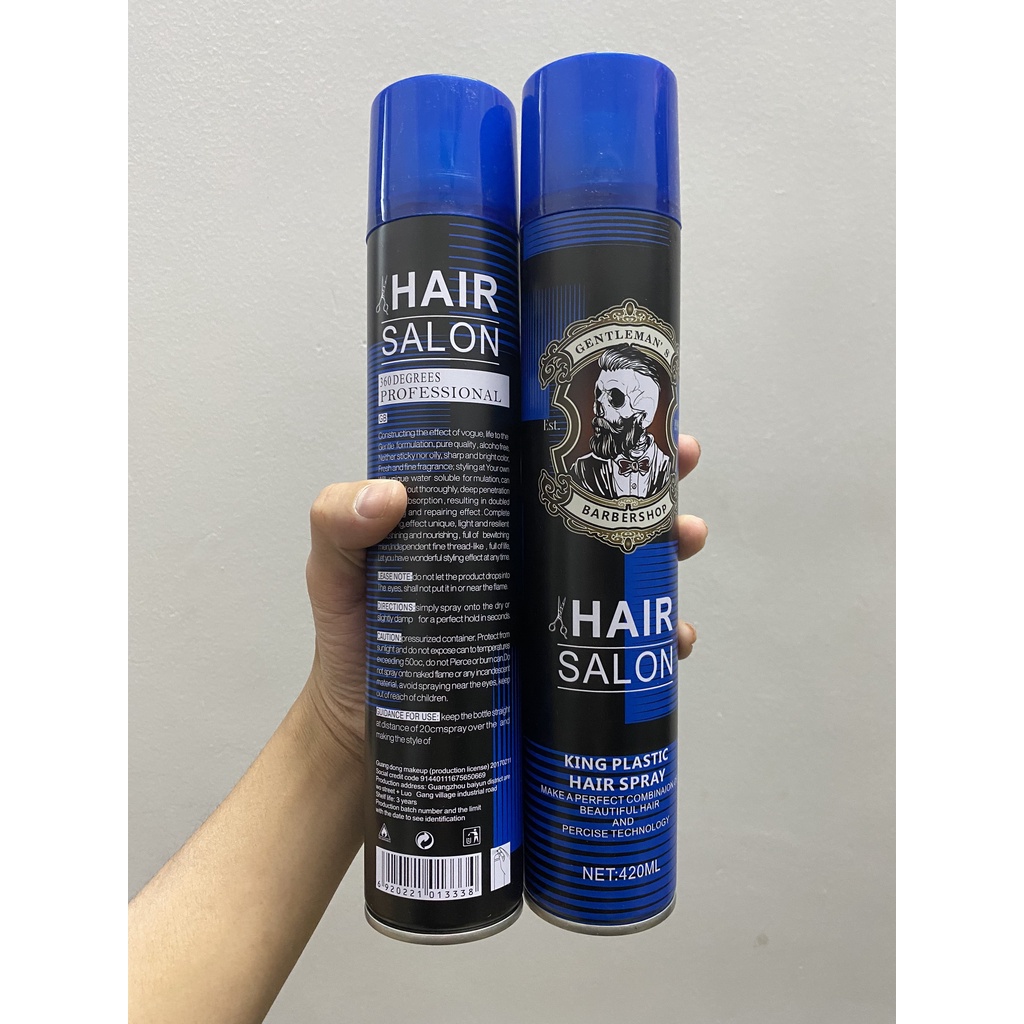 GÔM XỊT TÓC HAIR SALON BABER LOẠI MỚI 420ML