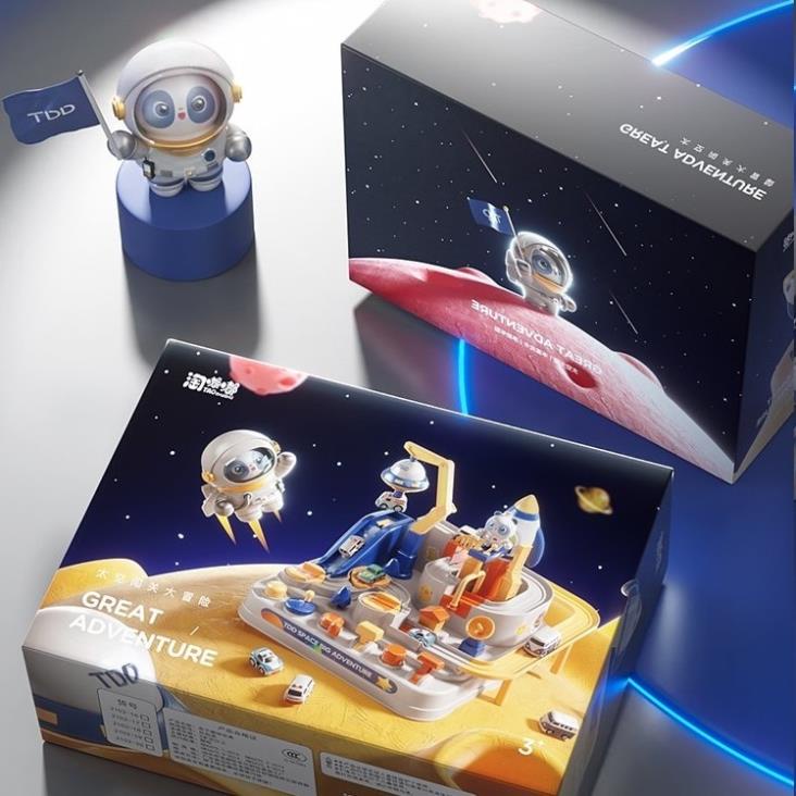 Đồ chơi ô tô đĩa bay trạm vũ trụ không gian, đồ chơi điều khiển bằng tay cho bé