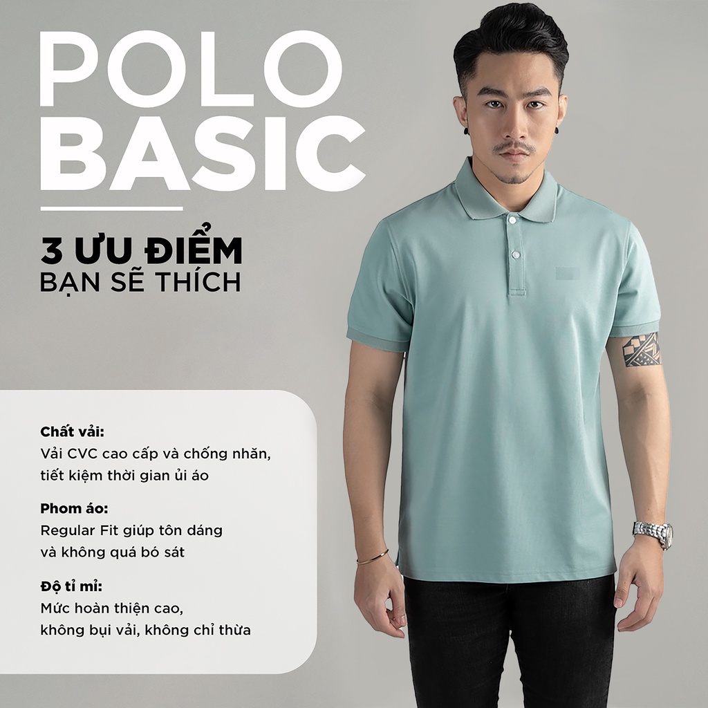 Áo thun Polo nam - Áo Polo nam ngắn tay, cổ bẻ vải cá sấu cotton cao cấp nhiều màu chuẩn form trẻ trung, sang trọng