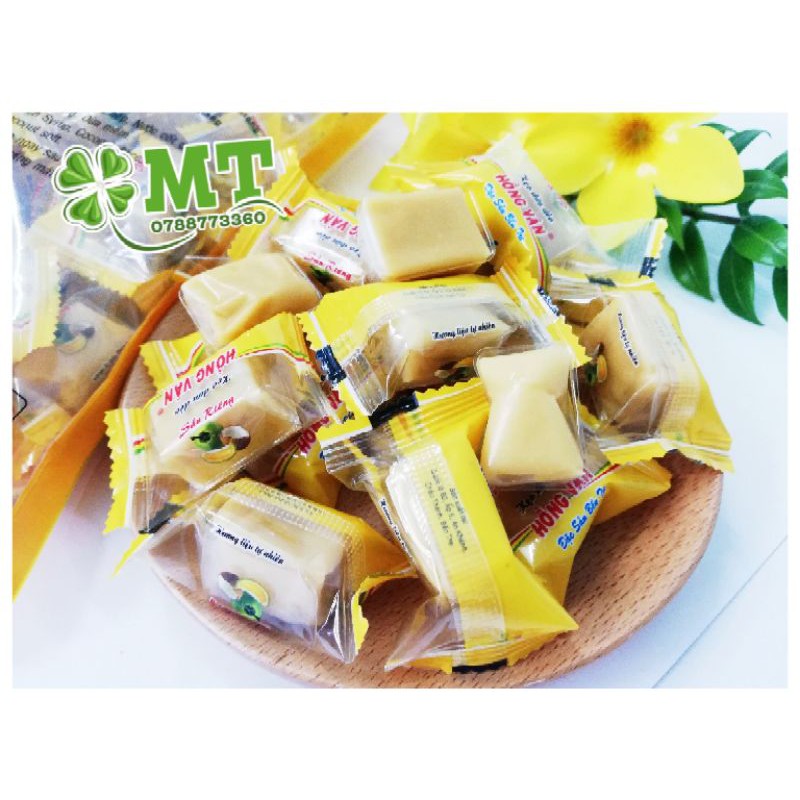 Kẹo dừa dẻo sầu riêng Hồng Vân 500g