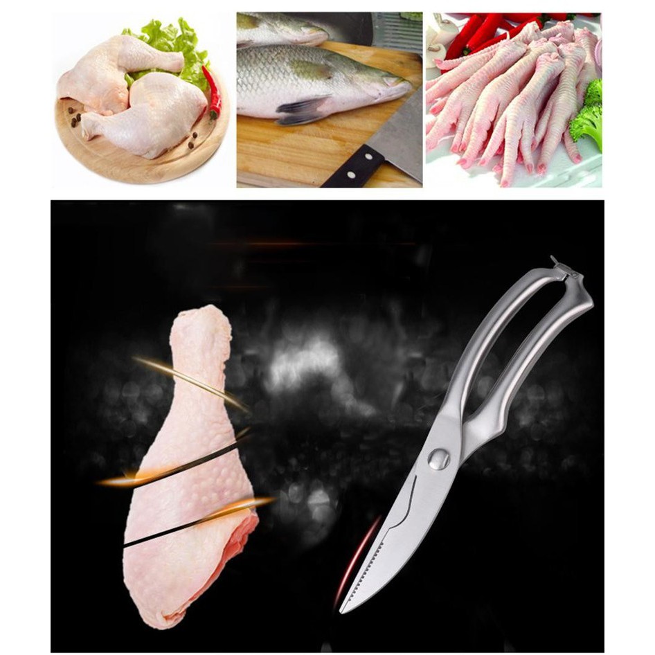 Kéo cắt xương gà rút ruột nhà bếp đa năng Cut For Chicken