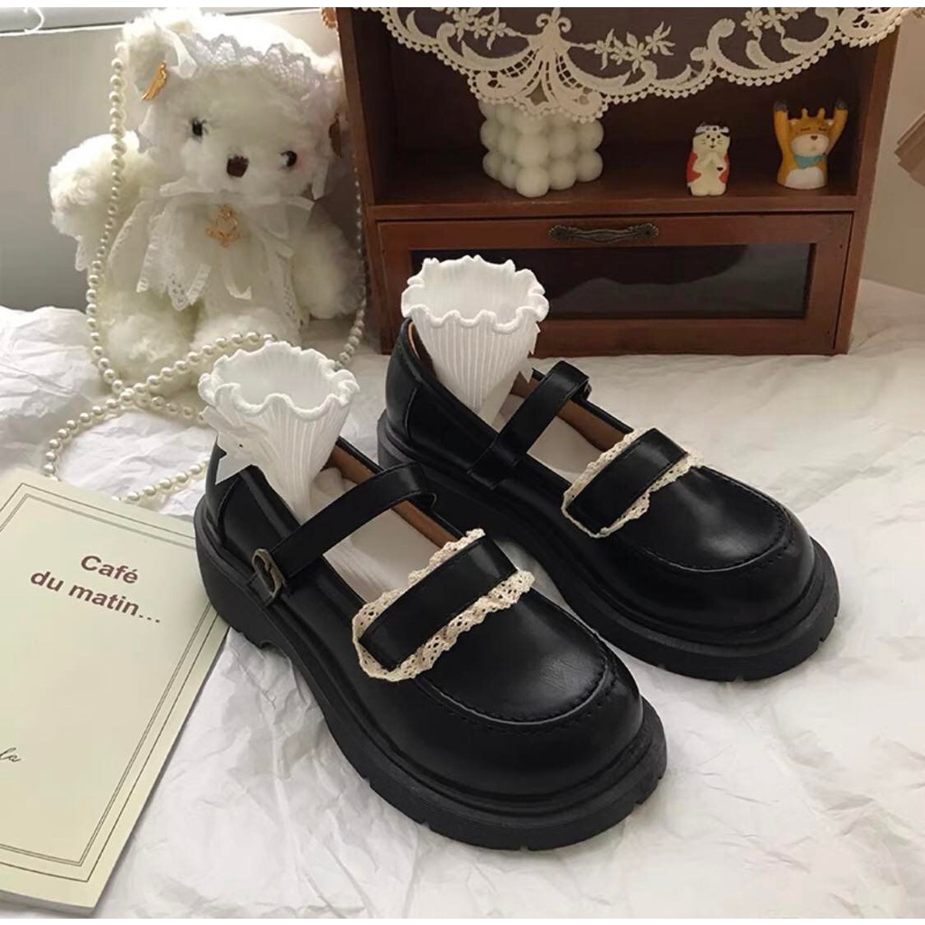 Giày nữ Oxford Ulzzang Lolita phong cách Hàn siêu cá tính- - mã 001
