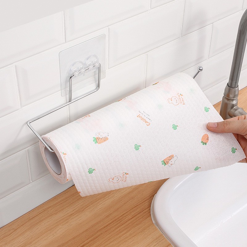 Giá Đỡ Cuộn Giấy Vệ Sinh Gắn Tường Tiện Lợi Dành Cho Nhà Bếp/ Phòng Tắm