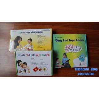 Bộ cơ bản kết hợp 3 bộ – thẻ chuẩn glenn doman hoa kỳ – quà tặng 399k
