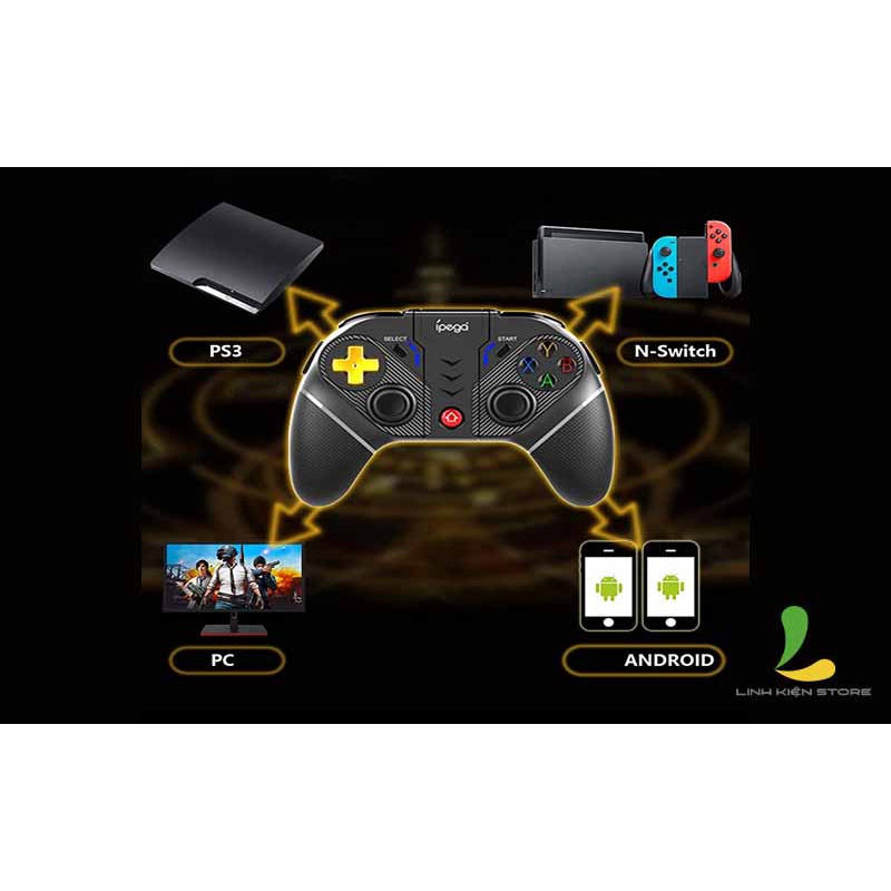 Tay cầm chơi game HOSAN ipega PG-9218 - Kết nối Bluetooth 5.0 - Bảo hành 6 tháng