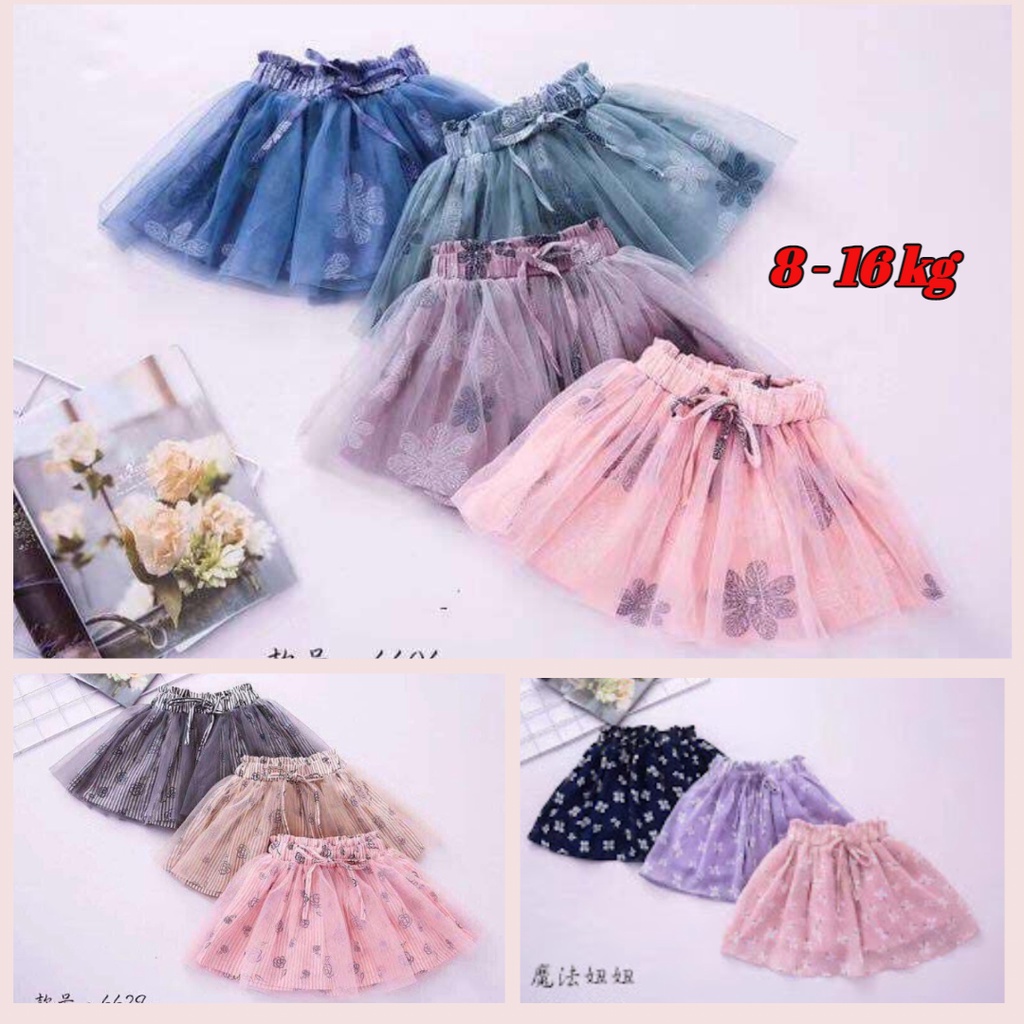 Chân váy hoa bé gái nhiều mẫu xinh xắn size 8-16kg CV01