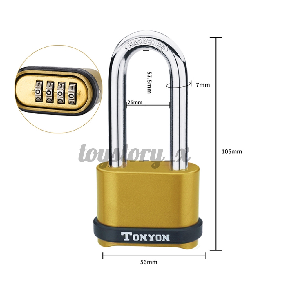 Ổ Khóa Mật Khẩu 4 Chữ Số Chống Nước Tiện Dụng