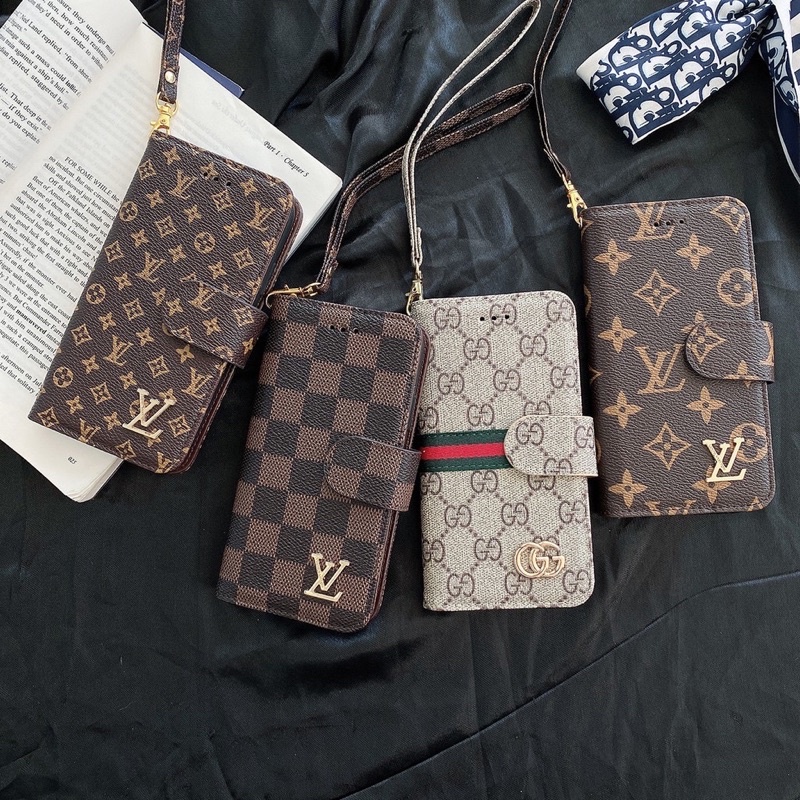 Bao da Lv gucci có ngăn đựng thẻ iPhone 6 7 8 x 11 12 13 14 6plus 7plus 8plus xr xsmax 11promax 12promax 13promax 14prom