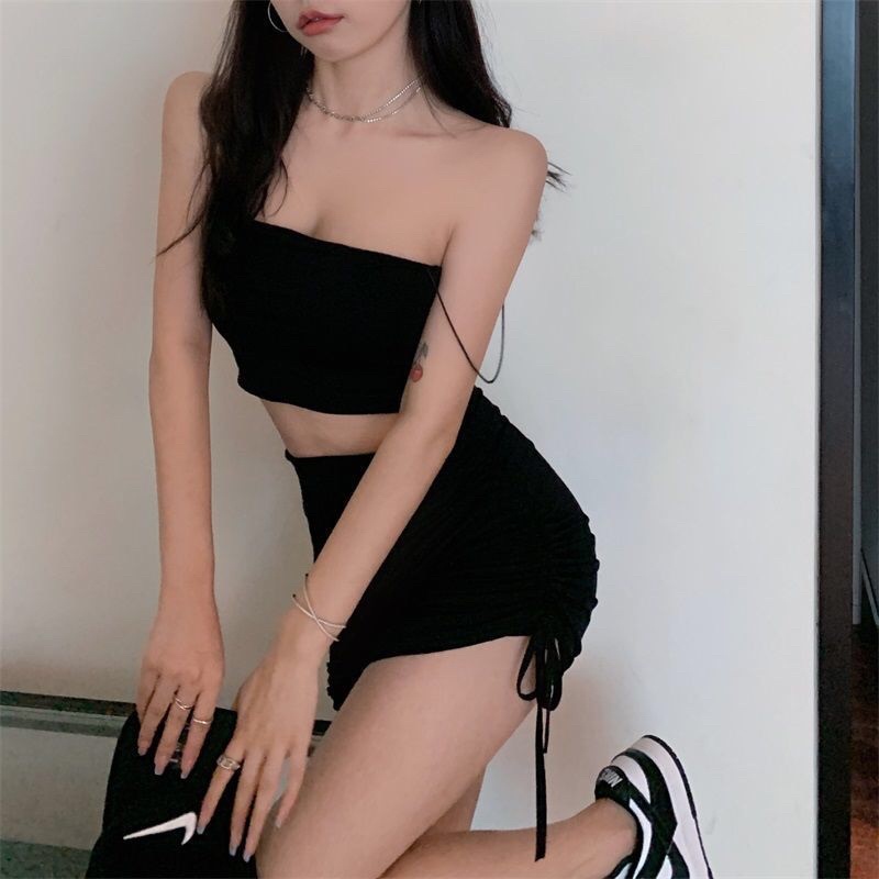 Áo 2 dây sợi bún áo croptop cotton hàn quốc