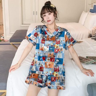 Bộ Đồ Phi Lụa Ngắn Tay Quảng Châu