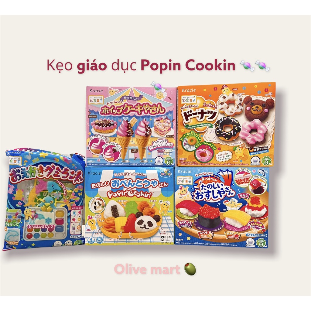 Tổng hợp Popin Cookin - Kẹo giáo dục Nhật Bản - Đồ chơi nấu ăn Nhật Bản