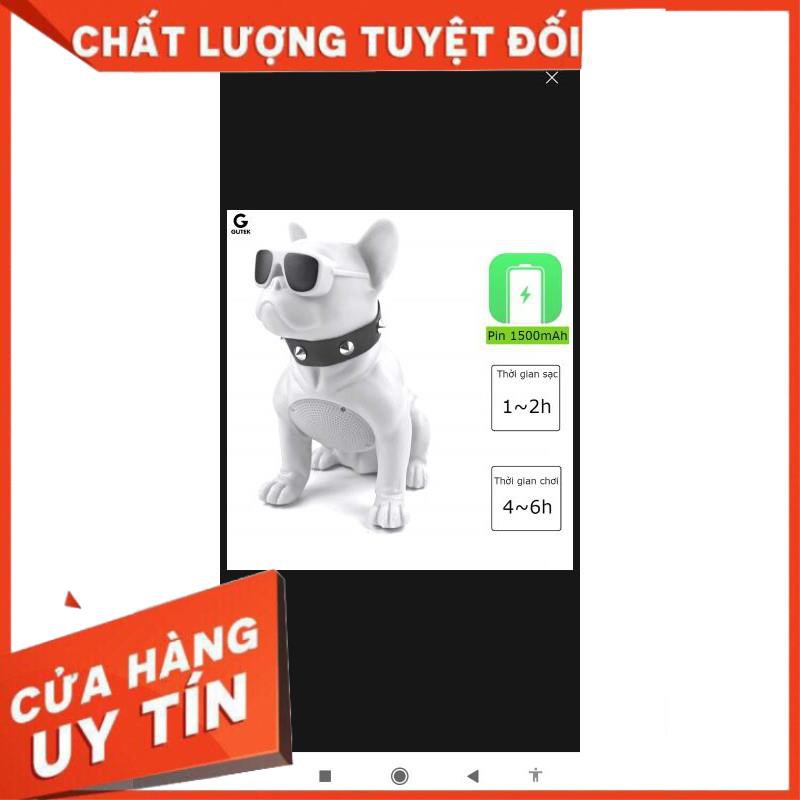 Loa Bluetooth hình chó bull siêu dễ thương chính hãng bảo hành 1năm free ship