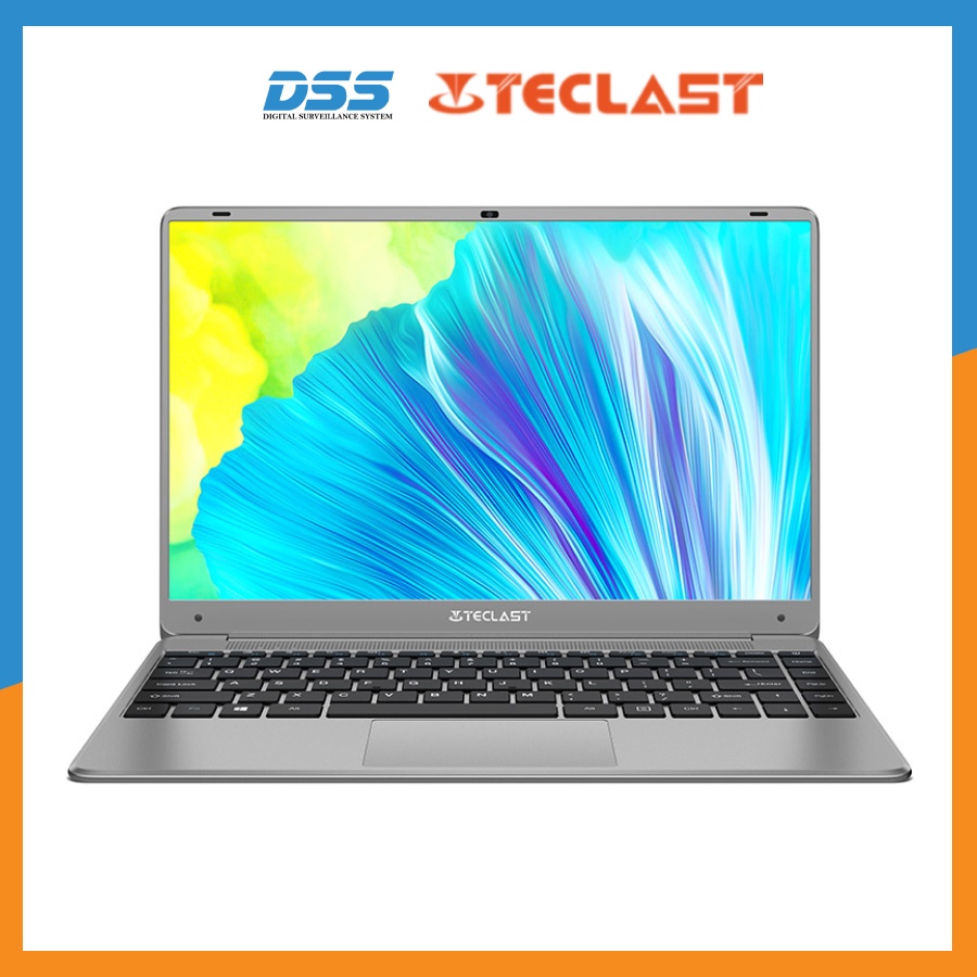 Teclast F7 Plus 3 Laptop 14 inch, 8GB+256GB Quad Core Windows 10, 1920x1080 FHD 2.4G+5G WiFi USB3.0 Mini-HDMI Work Study