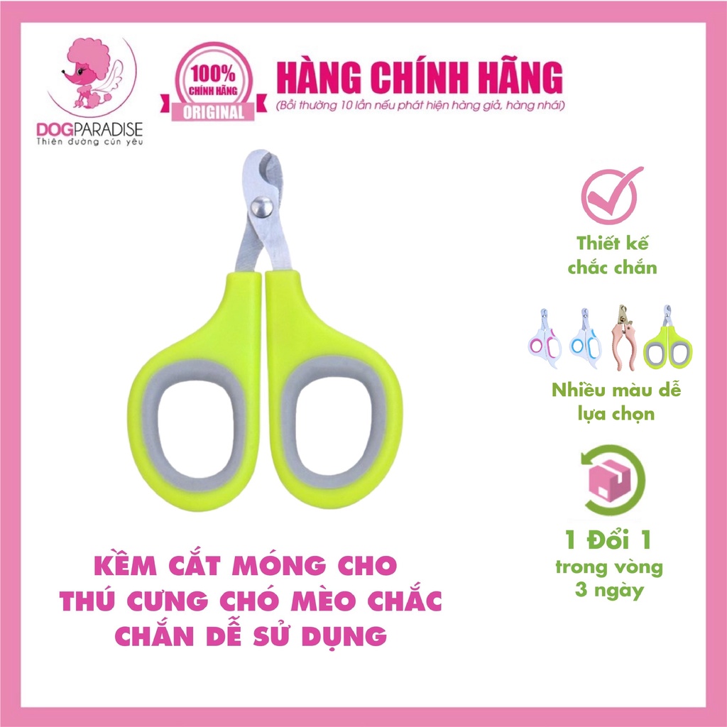 Kềm cắt móng cho thú cưng chó mèo chắc chắn dễ sử dụng (màu ngẫu nhiên) - Dog Paradise