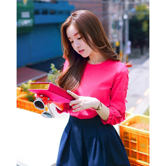 Áo Kiểu Tay Cột Nơ Cách Điệu