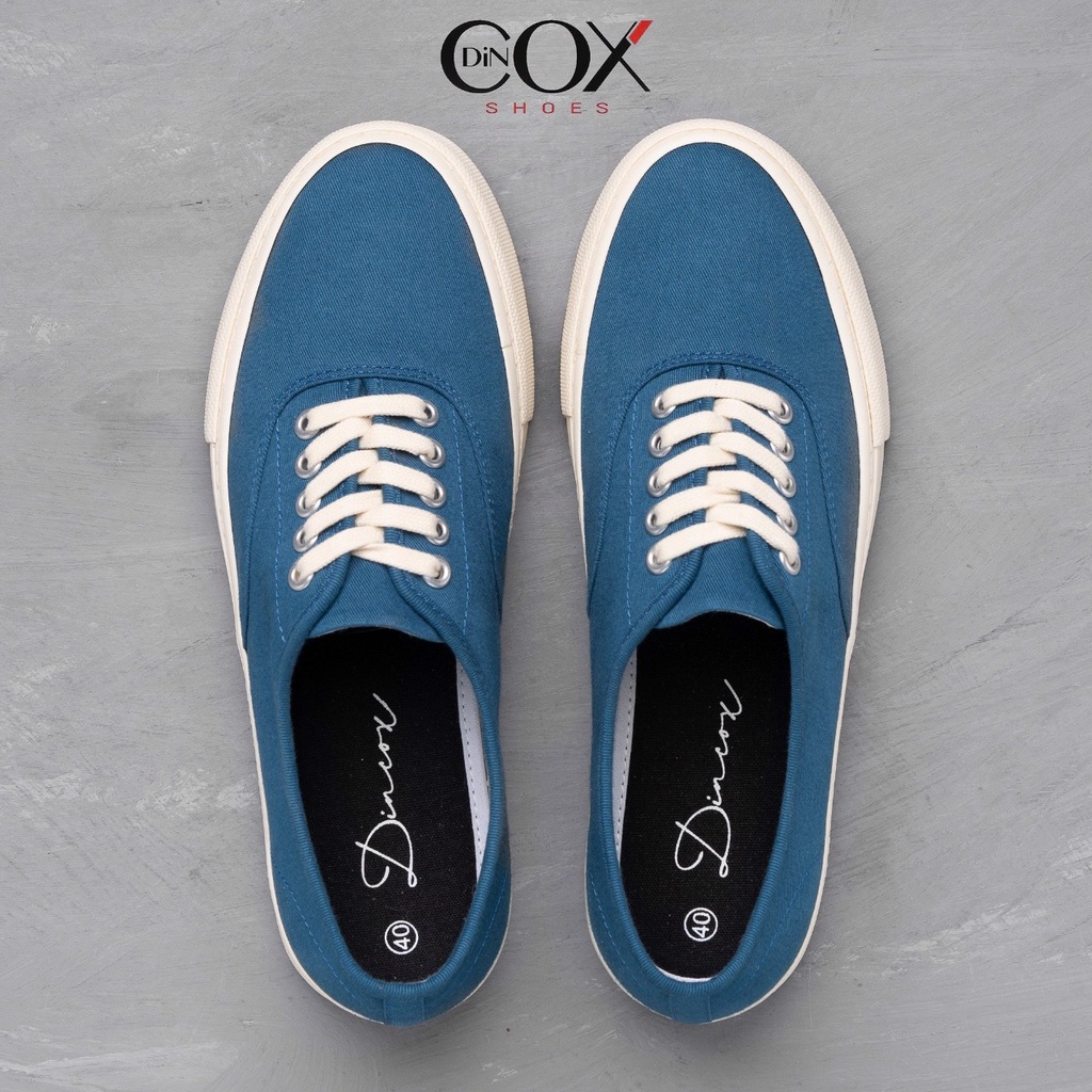 Giày Sneaker Nam Vải Chính Hãng DINCOX E06 BLUE Sang Độc Đáo