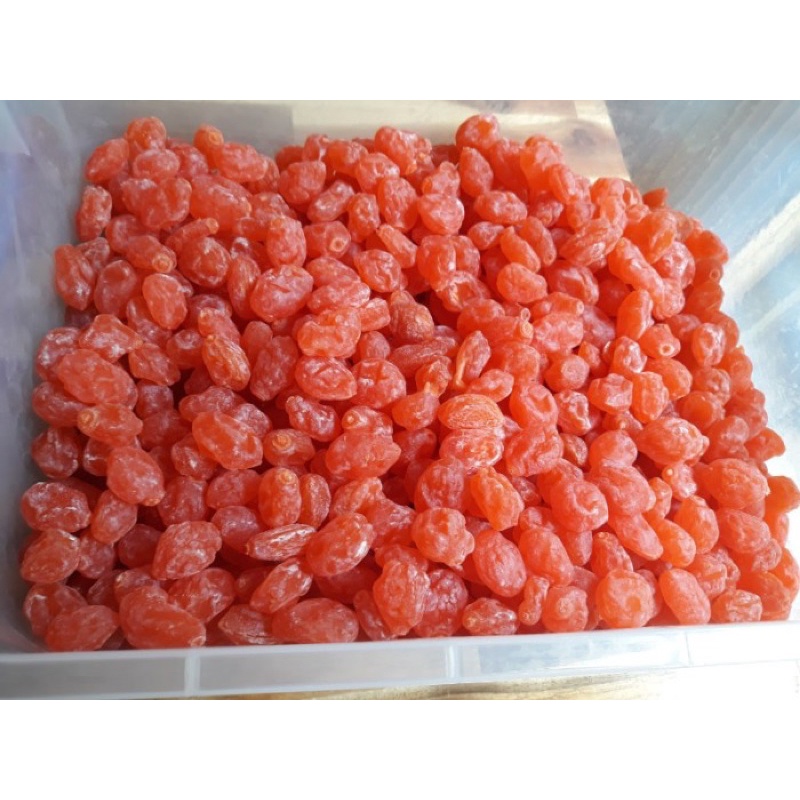 1Kg XÍ MUỘI ĐÀO HỒNG NGỌT NGỌT - Ô MAI ĐÀO