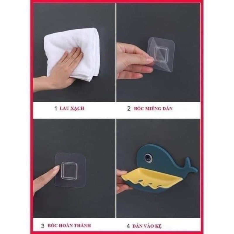 Kệ Xà Phòng Cá Heo Kệ Đựng Đồ Đa Năng Có Lỗ Thoát Nước Siêu Chắc