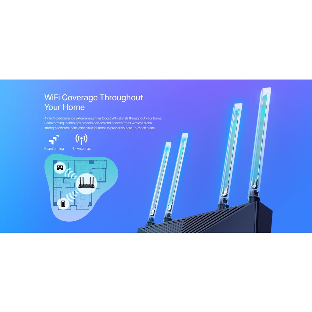 [Hỏa Tốc - HCM]Bộ Phát Wifi 6 TP-Link Archer AX23 -Router Wifi Băng Tần Kép AX1800,Tốc độ cao 1800Mbps - Ngoc Vien Store