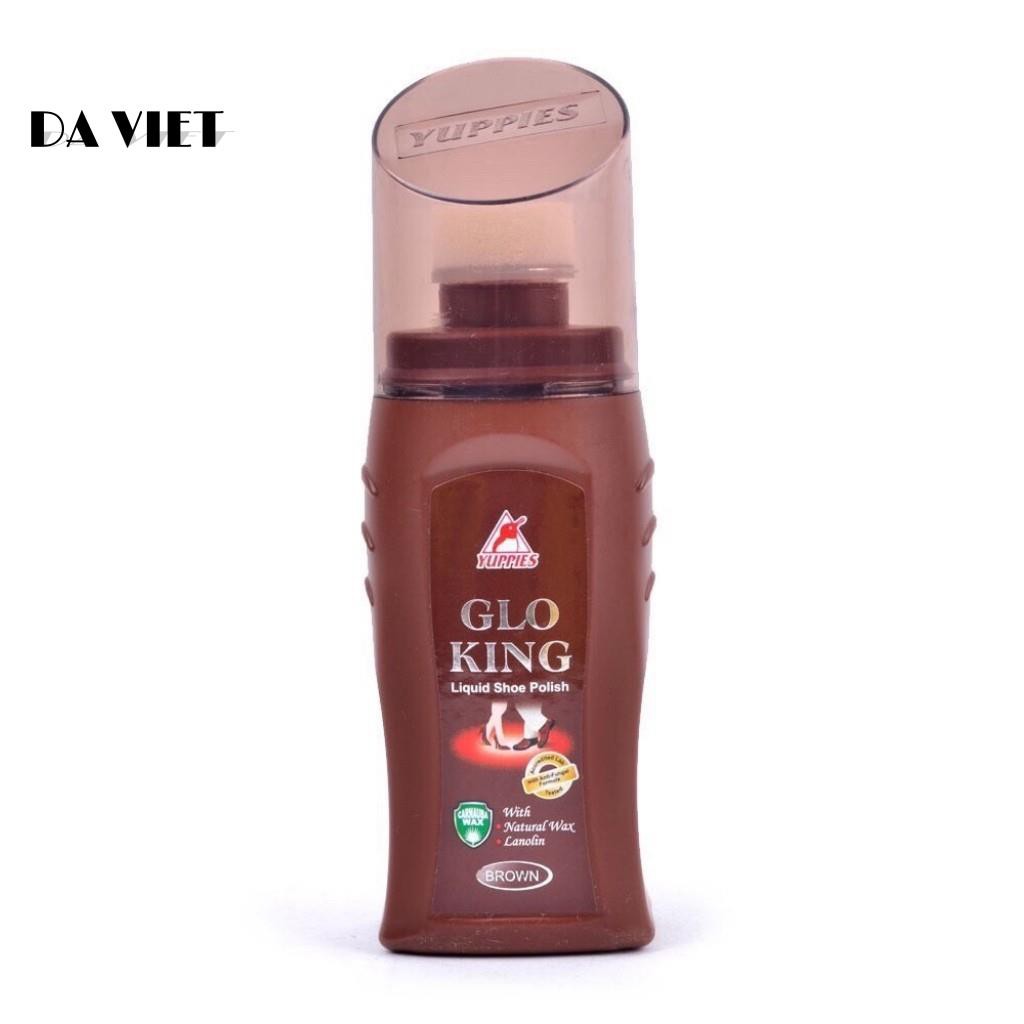 Xi đánh bóng chính hãng GLOKING nhập khẩu Malaysia dạng nước  75 ml(Đánh Giày Da,Túi,Ví,Áo Da, Dây Lưng)