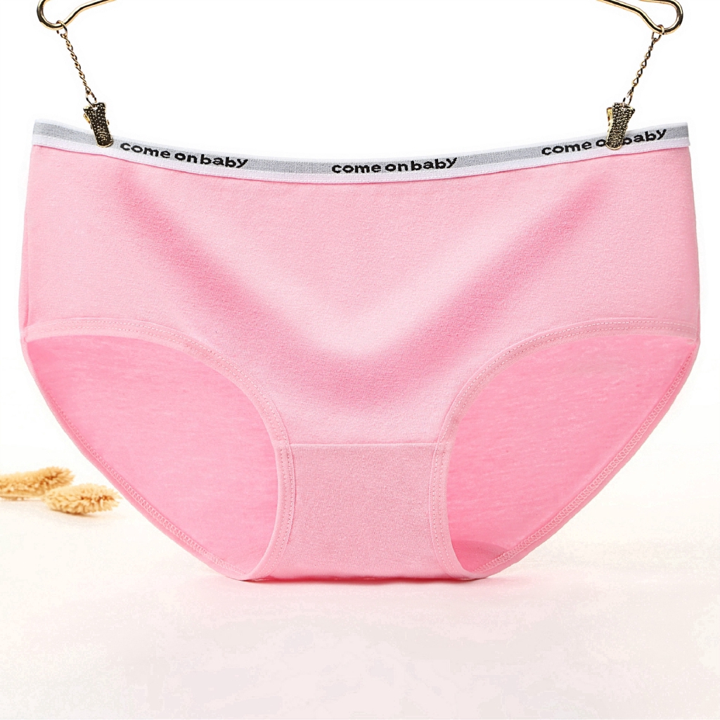 Quần lót cotton mềm in chữ phong cách trẻ trung thời trang cho nữ | BigBuy360 - bigbuy360.vn