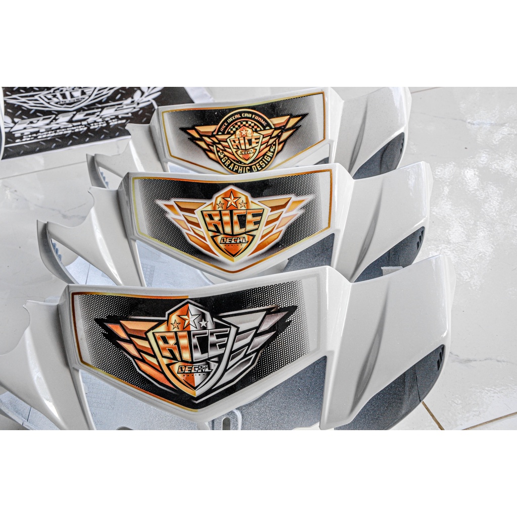 Tem Dán Hộp Đầu Sirius Rice decal Dành cho hộp đầu màu sơn Trắng Hoặc màu sơn bạc   )