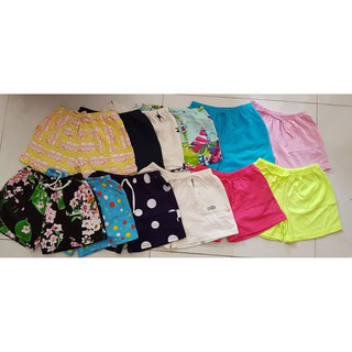 quần short đùiđủ màu cho bé (combo 5 cái)- quần short đùi lên từ vải cotton xuất dư cho bé từ 5-33kg