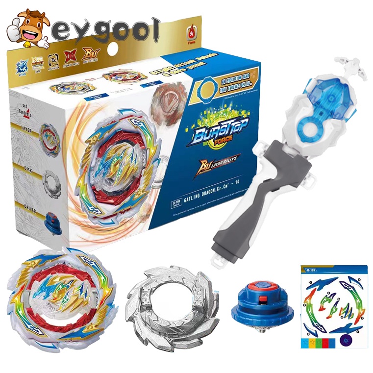 Đồ Chơi Con Quay Beyblade Burst B-199 Dragon Karma '- 10 B199 D Gear DB Dynamite B184 LR Launcher
