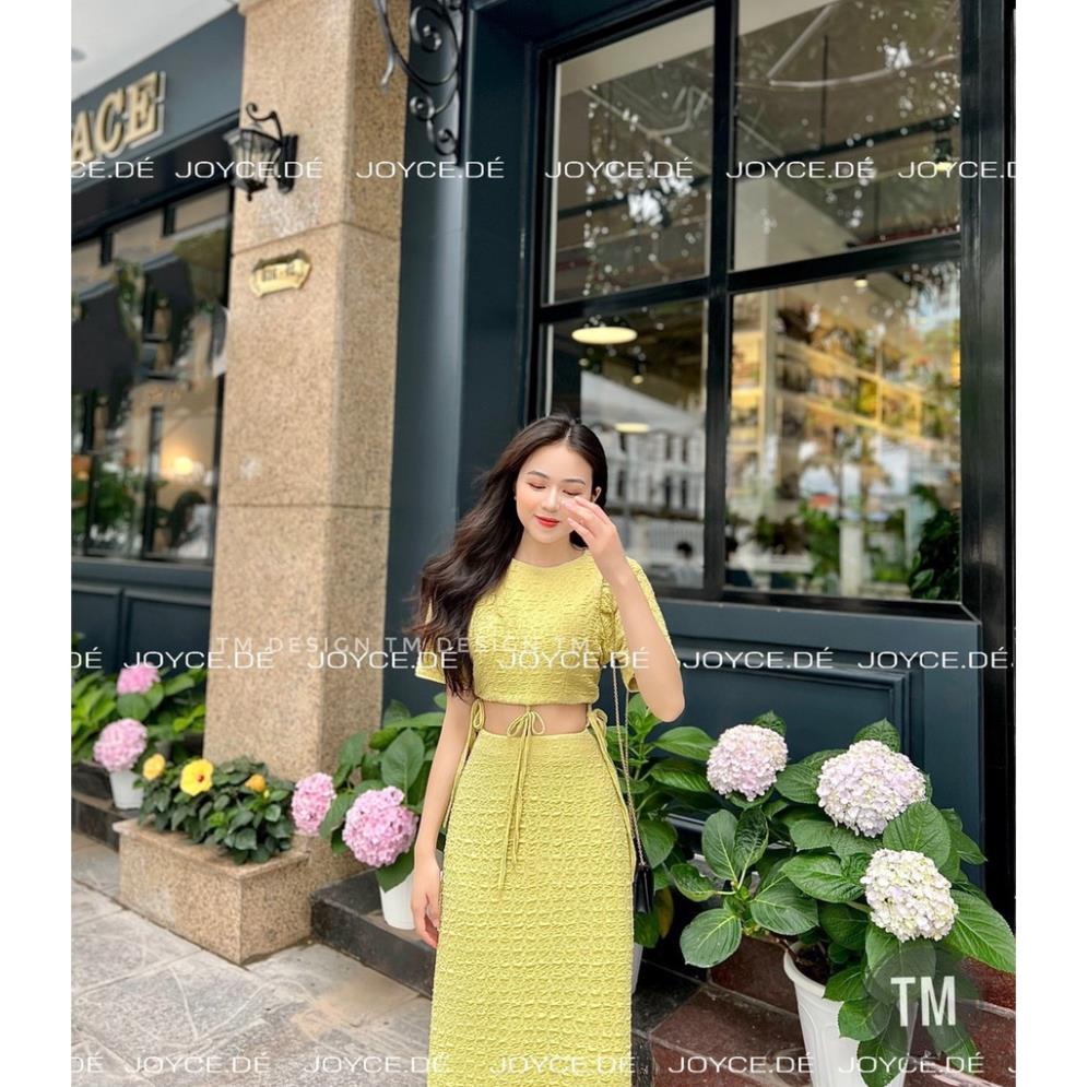 [ 𝐅𝐑𝐄𝐄 𝐒𝐇𝐈𝐏 ]   SÉT CHÂN VÁY XỐP CỔ TRÒN HỞ EO DÁNG DÀI SIÊU HÓT