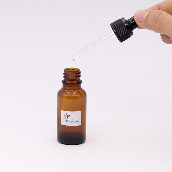 Chai THỦY TINH DÀY bóp giọt tinh dầu 5ml 10ml 15ml 20ml 30ml nước hoa mỹ phẩm serum dưỡng da