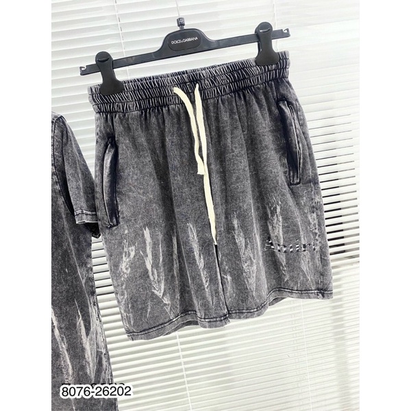 [Sẵn hàng] Bộ AMR Nam In Chữ Cực Chất - Bộ Quần Áo Nam AMR Loang Siêu Đẹp