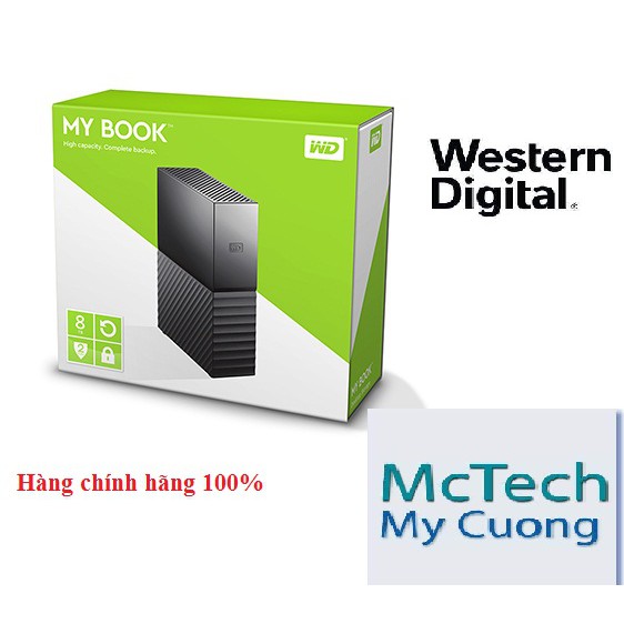 Ổ cứng ngoài WD My Book 8TB usb 3.0(chính hãng)