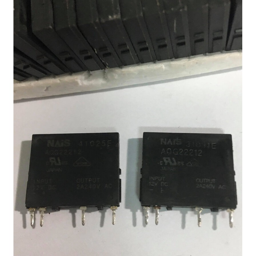 Phototriac AQG22212 2A 400VAC 12VDC điều khiển quạt bóc máy. ( thay thế cho G3MC-202P-VD-2 , g3mc-201pl-mg3 ).