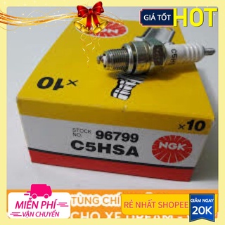 bugi Ngk C5HSA cho Chaly, Cub 50 67 70cc 81 82 84 86 DD DH (đánh lửa cho dòng xe máy Honda)