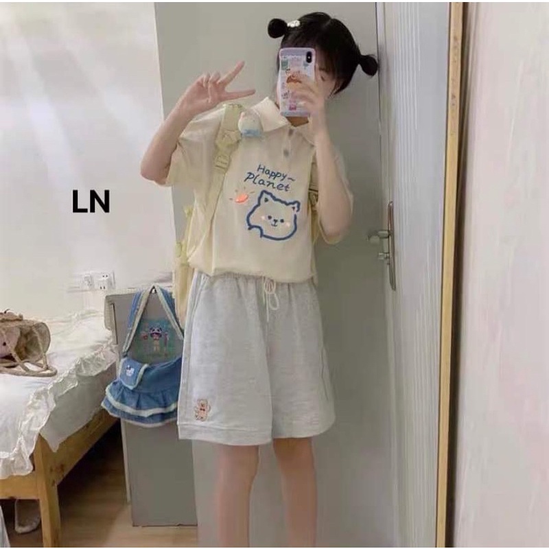 Bộ đùi polo gấu DA6