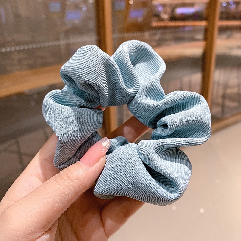 Dây buộc tóc màu sắc Retro chất lượng cao phong cách Hàn Quốc