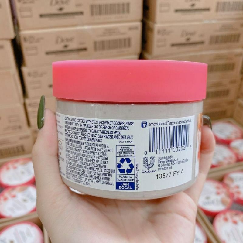 [ Bản Mỹ] Kem tẩy da chết toàn thân Dove Exfoliating Body Polish 298g