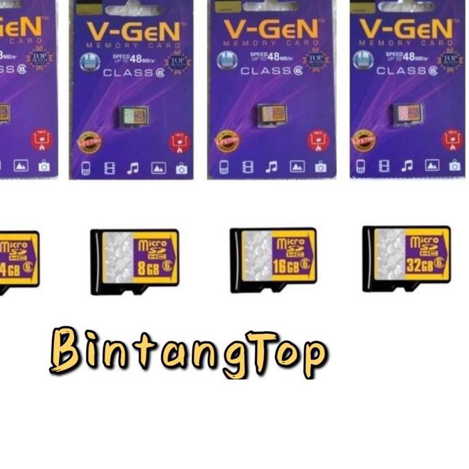 Thẻ Nhớ 8gb Class 6 Tốc Độ 48mb / S V-Gen | BigBuy360 - bigbuy360.vn