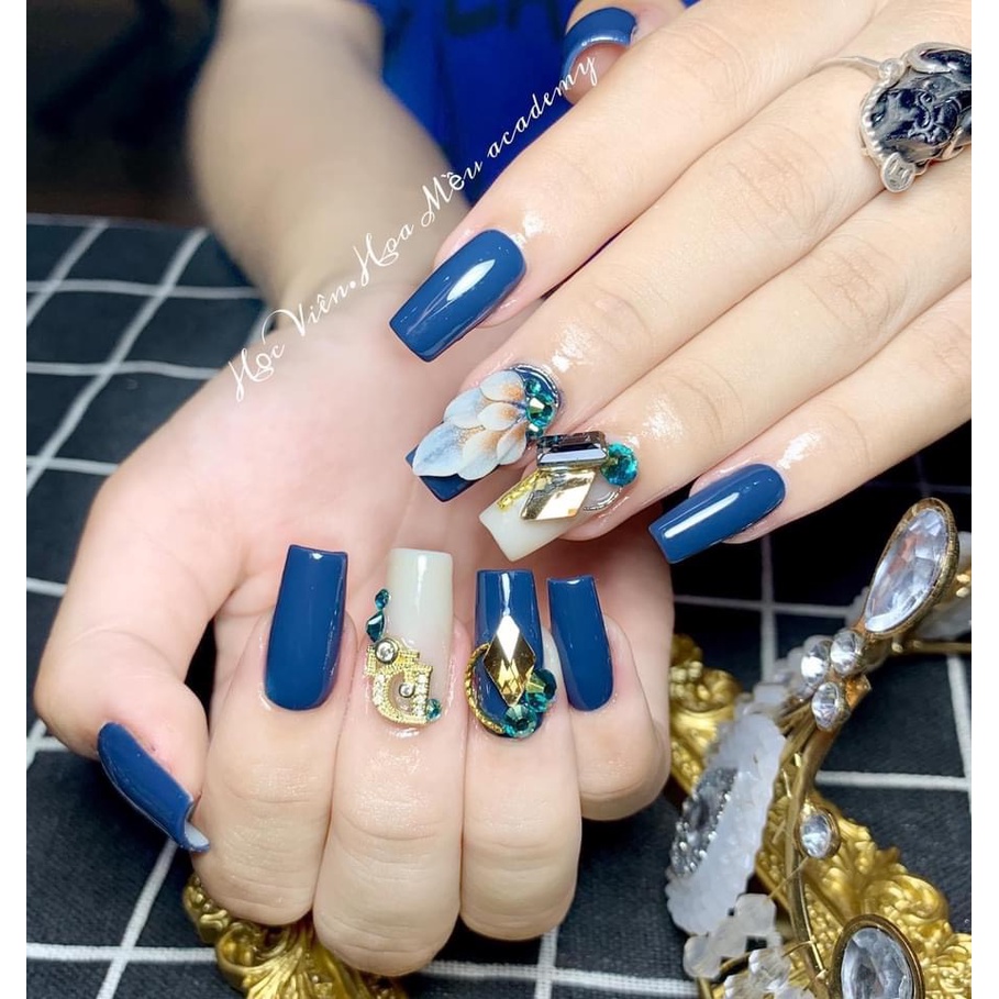 Hoa bột nail gắn móng tay Hoa cúc góc tay - THIÊN DI NAIL