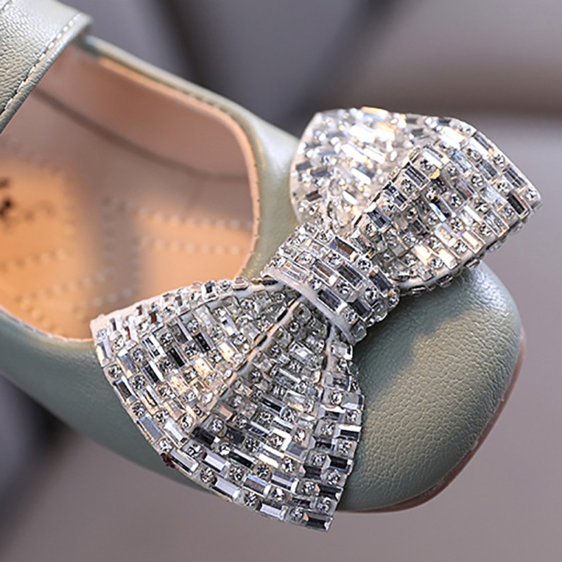 Giày Búp Bê Kim Sa Lấp Lánh Cho Bé Gái