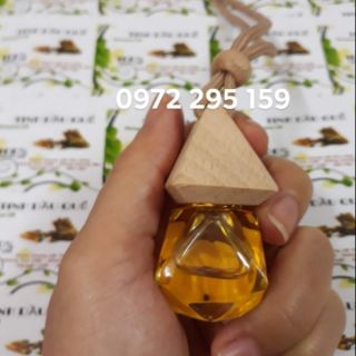 Lọ treo xe tinh dầu quế/bạc hà/sả chanh/sả java