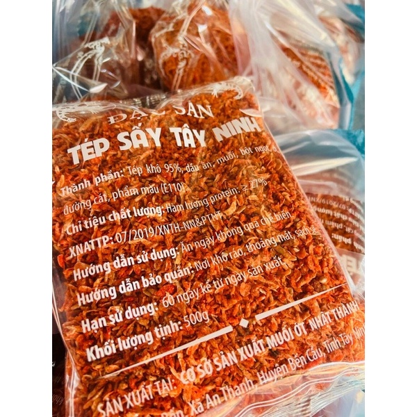 500g tép sấy tây ninh 30k