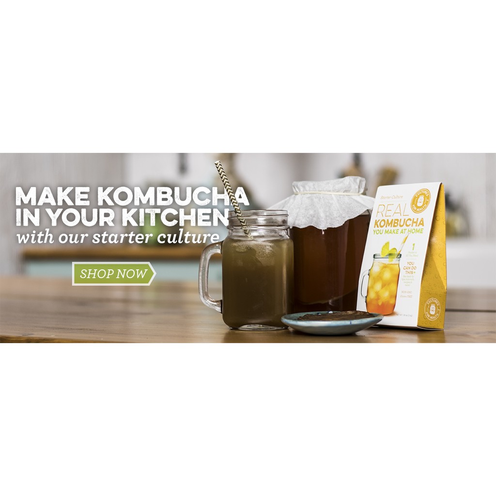 SCOBY – Gói men sống khởi đầu nuôi Kombucha