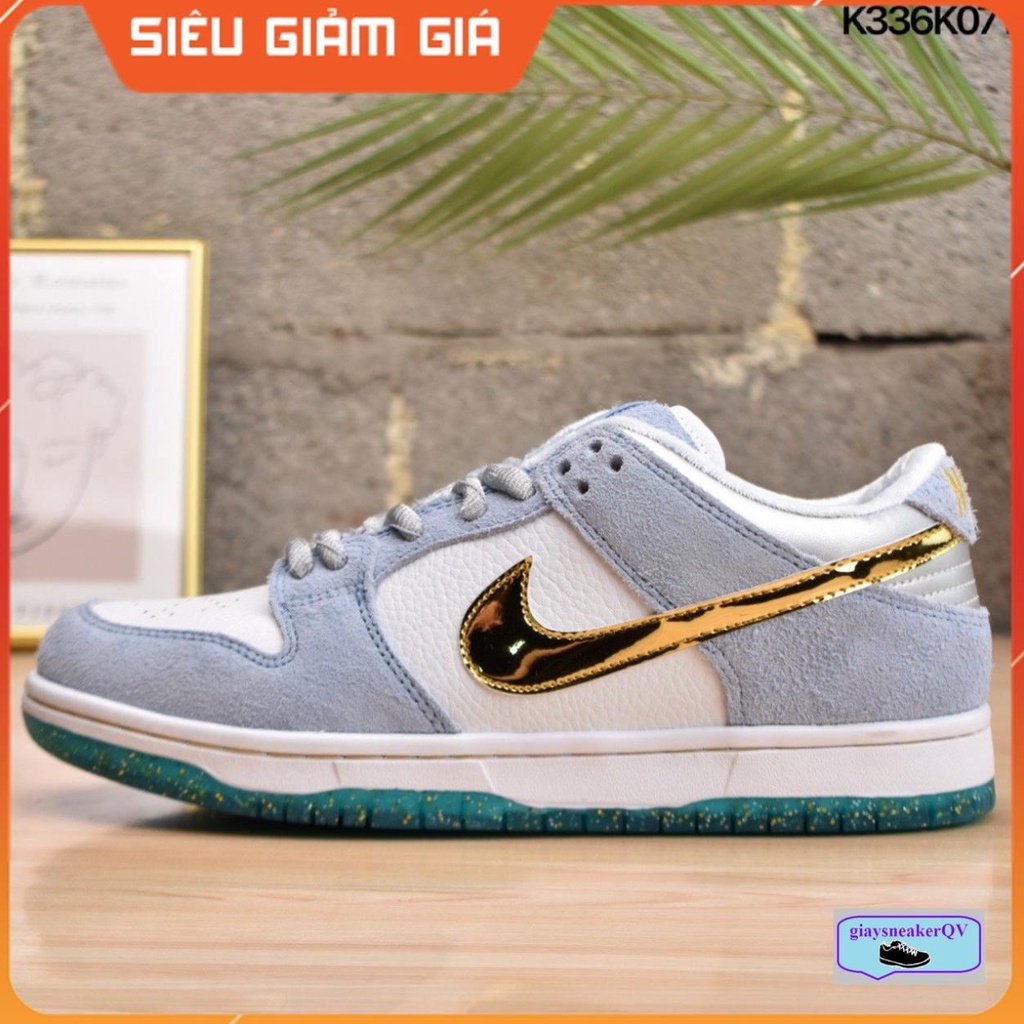 (SALE SỐC) Giày thể thao Air Jordan SB Dunk Low Sean Cliver xanh bản cao cấp, bao chất dành cho nam và nữ