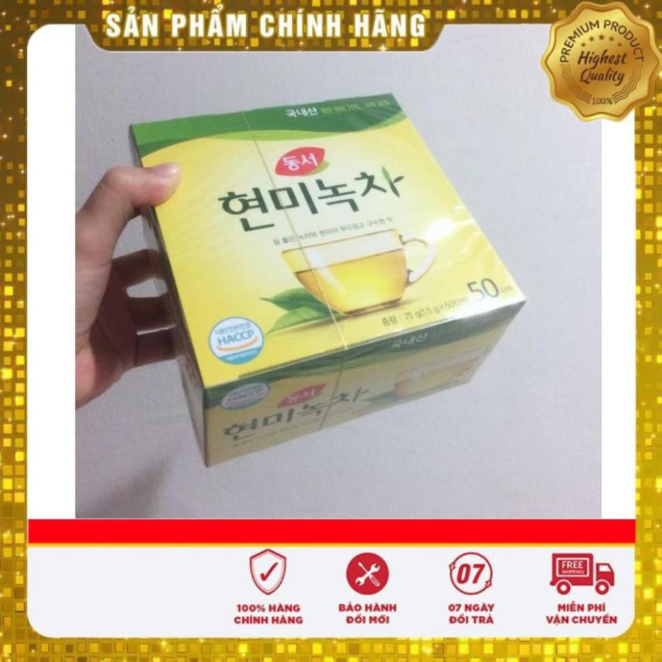 💥 ⚡ SẢN PHẨM CHÍNH HÃNG   TRÀ XANH GẠO LỨT DONGSUH HÀN QUỐC HỘP 75G