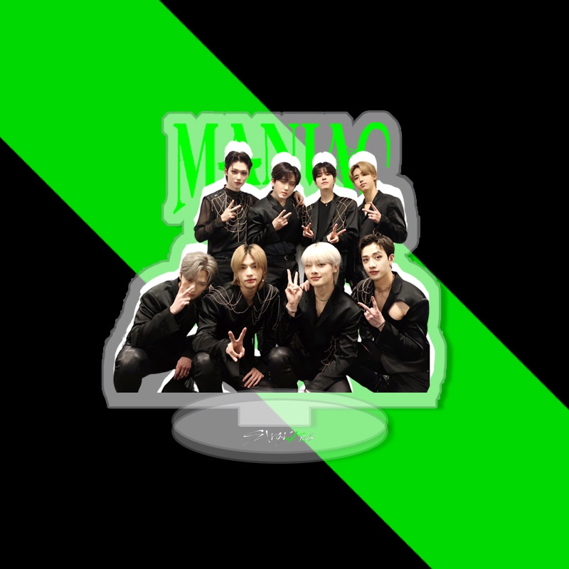 Phụ Kiện Trang Trí Bàn Làm Việc Kpop Stray Kids Đứng Bằng Acrylic