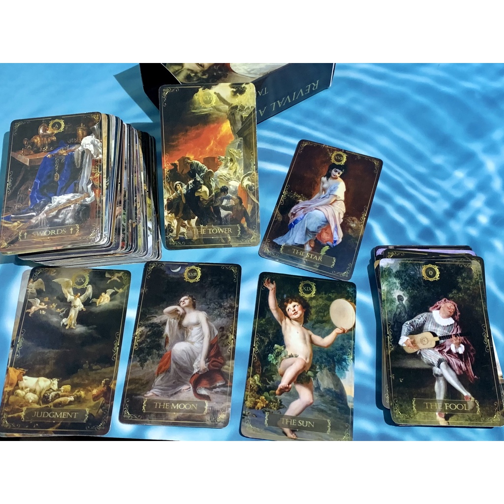 Bộ bài Revival Art Tarot size 12x7 cm
