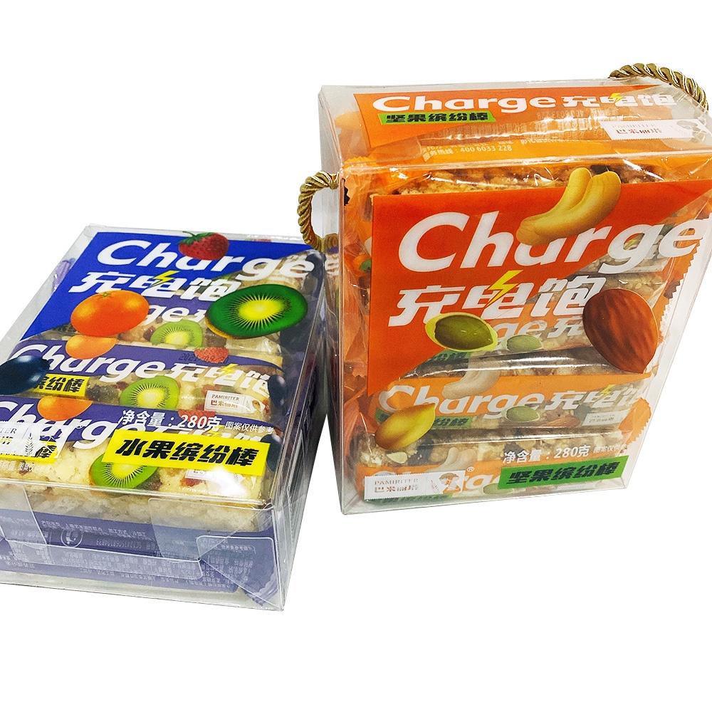 Combo 2 Hộp x 280gr Bánh ngũ cốc thanh dinh dưỡng các loại hạt trái cây, Charge PAMIRITER (Date 8 tháng kể từ ngày sx)